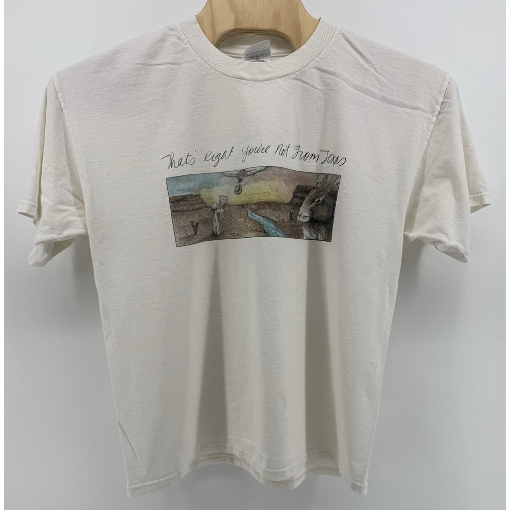 Vintage 2000s You're Not From Texas Desert Graphic T-Shirt Size XL Gildan